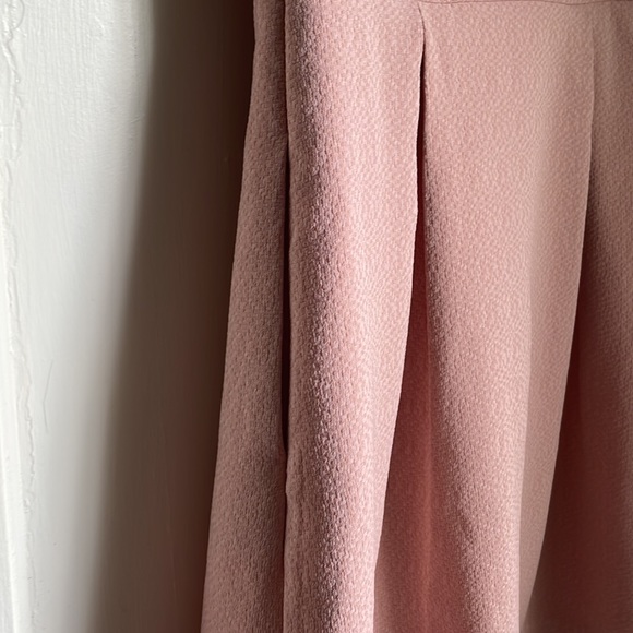 Size 2 RW&Co. Pink Bow Dress with pockets - Picture 6 of 7